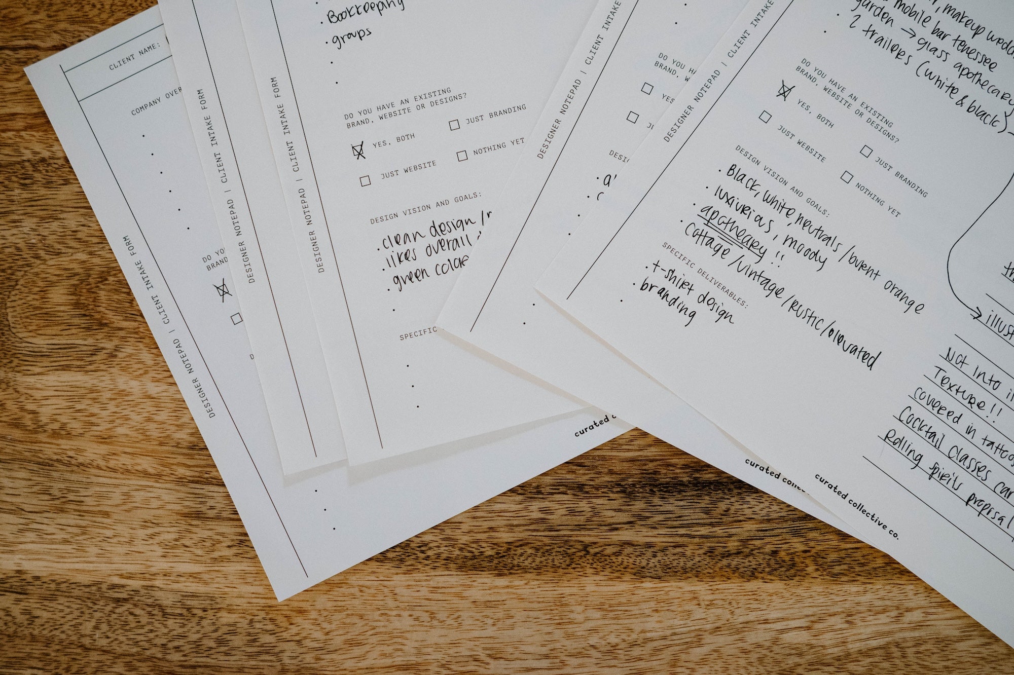 Discovery Call Notepad